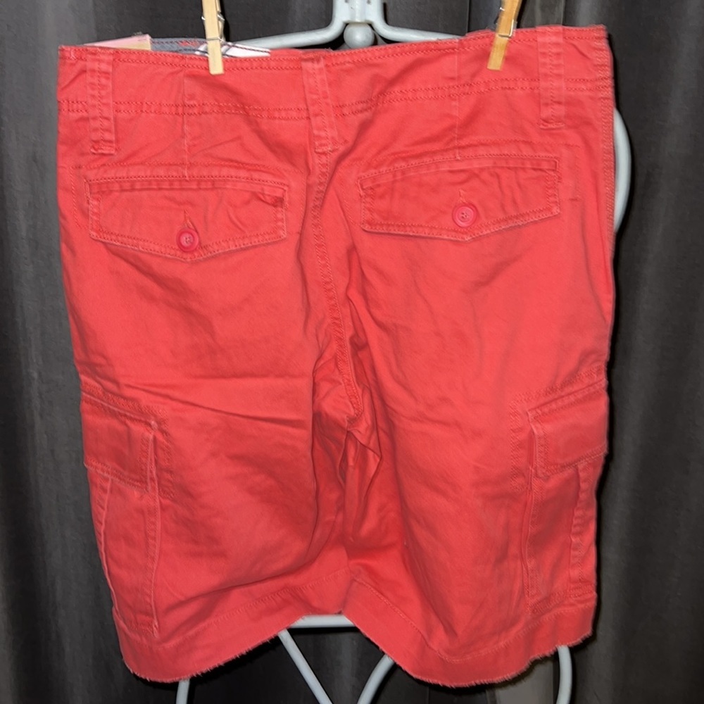 Mens pink cargo shorts Roebuck and Co 32 - Picture 3 of 5